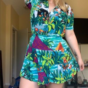 2 piece set: shirt and skirt